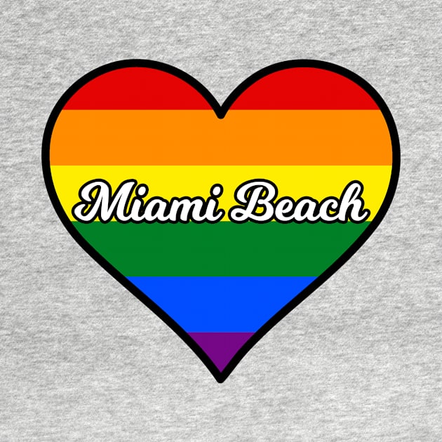 Miami Beach Gay Pride Heart by fearcity